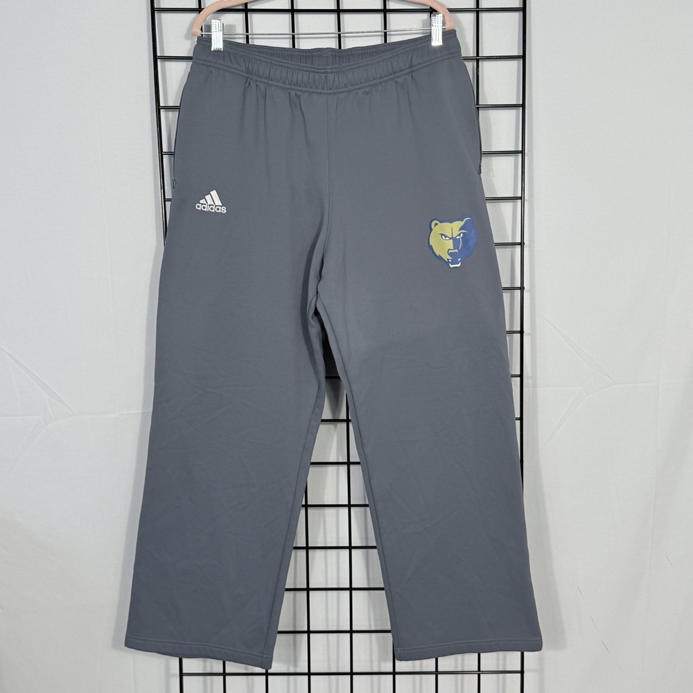 Adidas Climawarm Sweatpants Mens L Large Gray Activewear Athleisure Loungewear